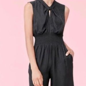 rebecca taylor heart jacquard silk jumpsuit